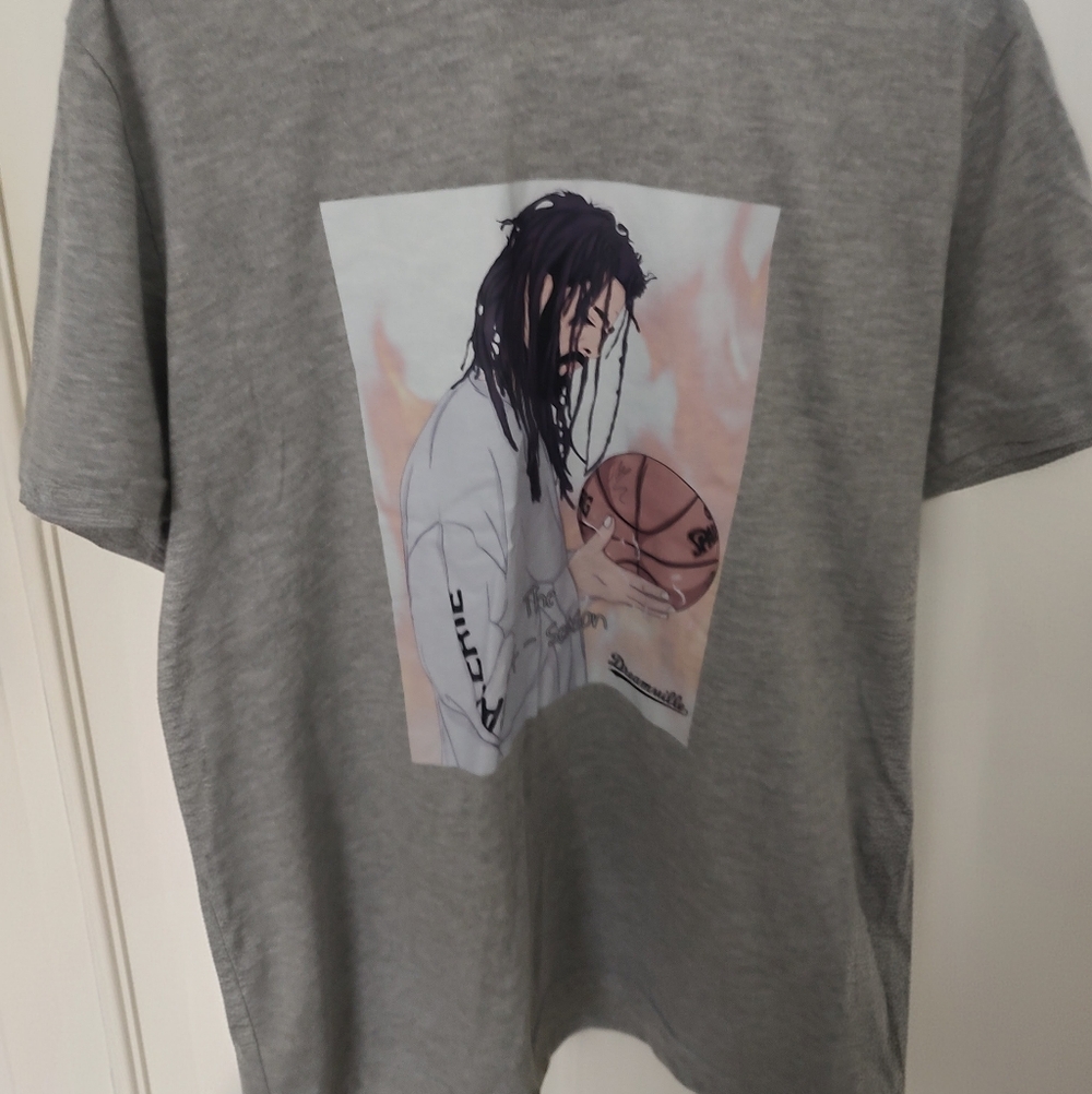 Grey Unisex XL T-shirt. J-Cole Dreamville Album.